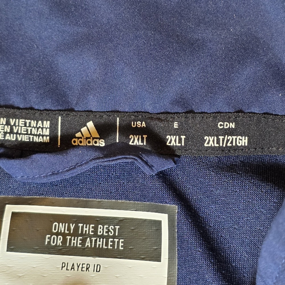Adidas Windbreaker Kangaroo Pouch Eagle Logo 2xlt 435 - Picture 5 of 8